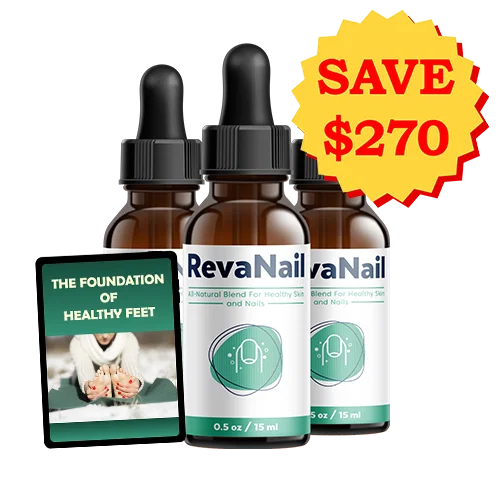 RevaNail nail supplement 3 bottle package 90 day supply
